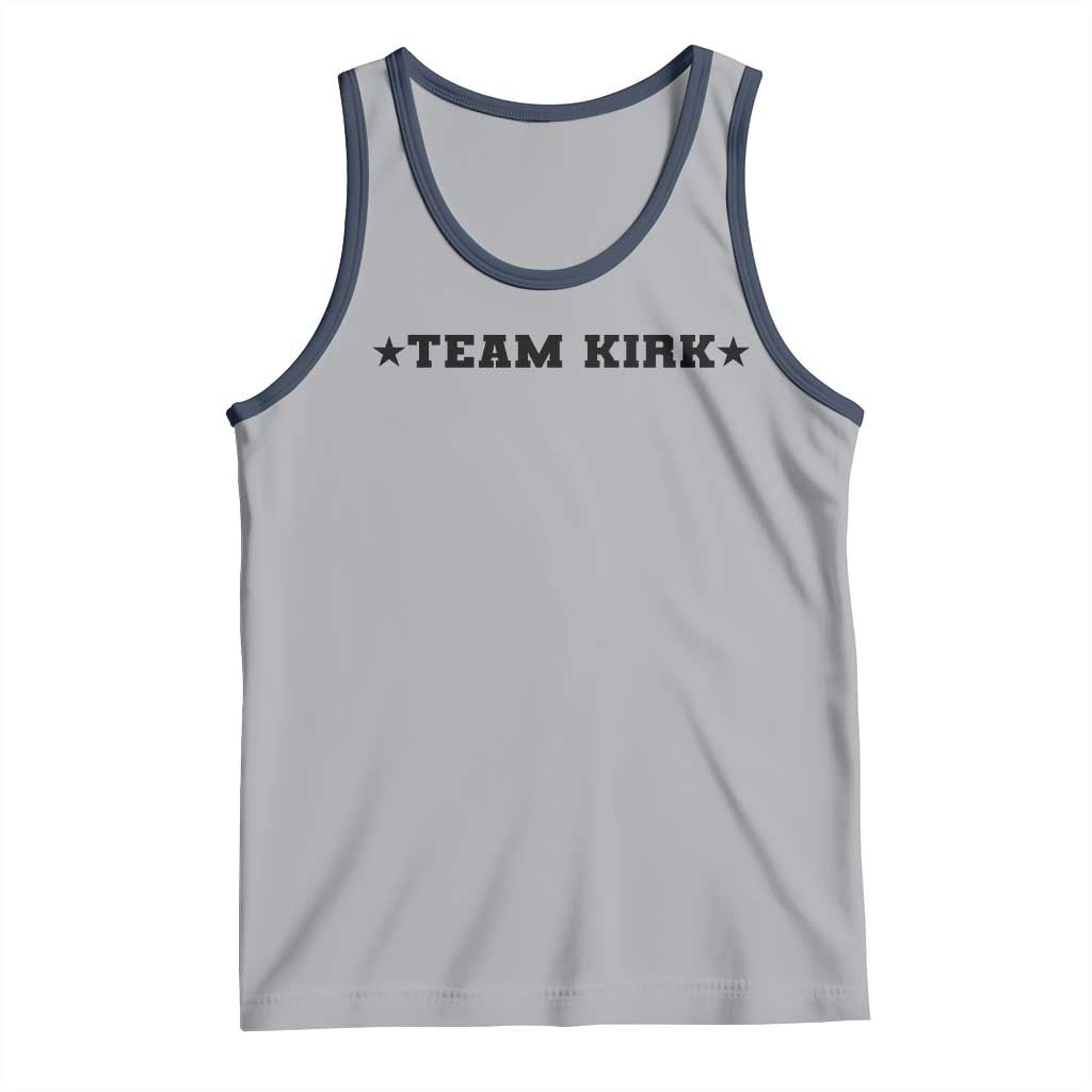 Team Kirk Tank Top Last Name Funny Surname Team Kirk Family Reunion TS10 Athletic Heather Navy Print Your Wear