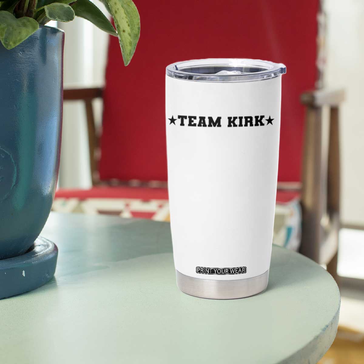 Team Kirk Tumbler Cup Last Name Funny Surname Team Kirk Family Reunion TS10 Print Your Wear