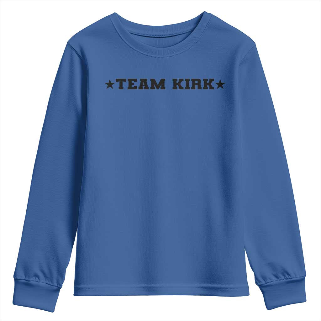 Team Kirk Youth Sweatshirt Last Name Funny Surname Team Kirk Family Reunion TS10 Royal Blue Print Your Wear