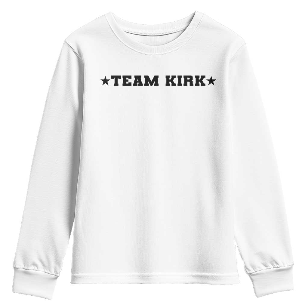 Team Kirk Youth Sweatshirt Last Name Funny Surname Team Kirk Family Reunion TS10 White Print Your Wear