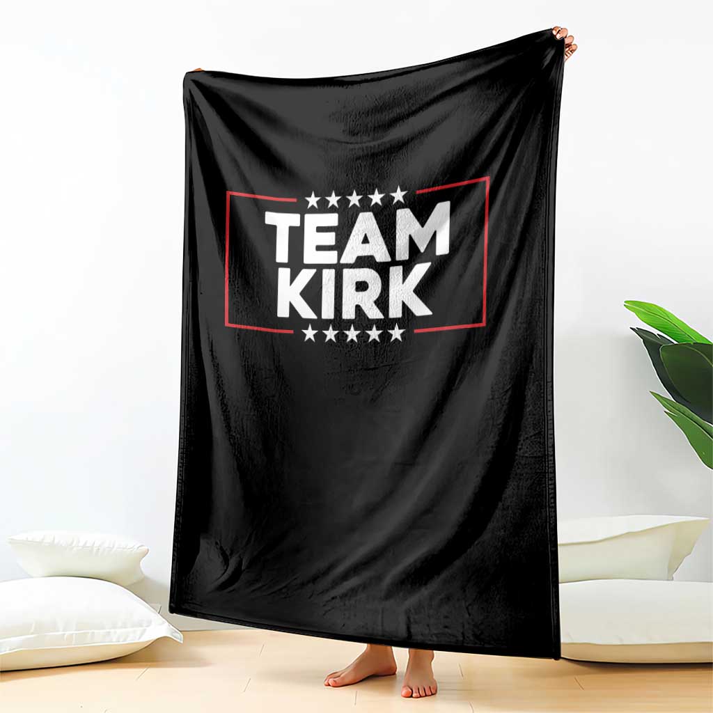 Team Kirk Throw Blanket Last Name Kirk Family Name Matching Member Surname TS10 Print Your Wear