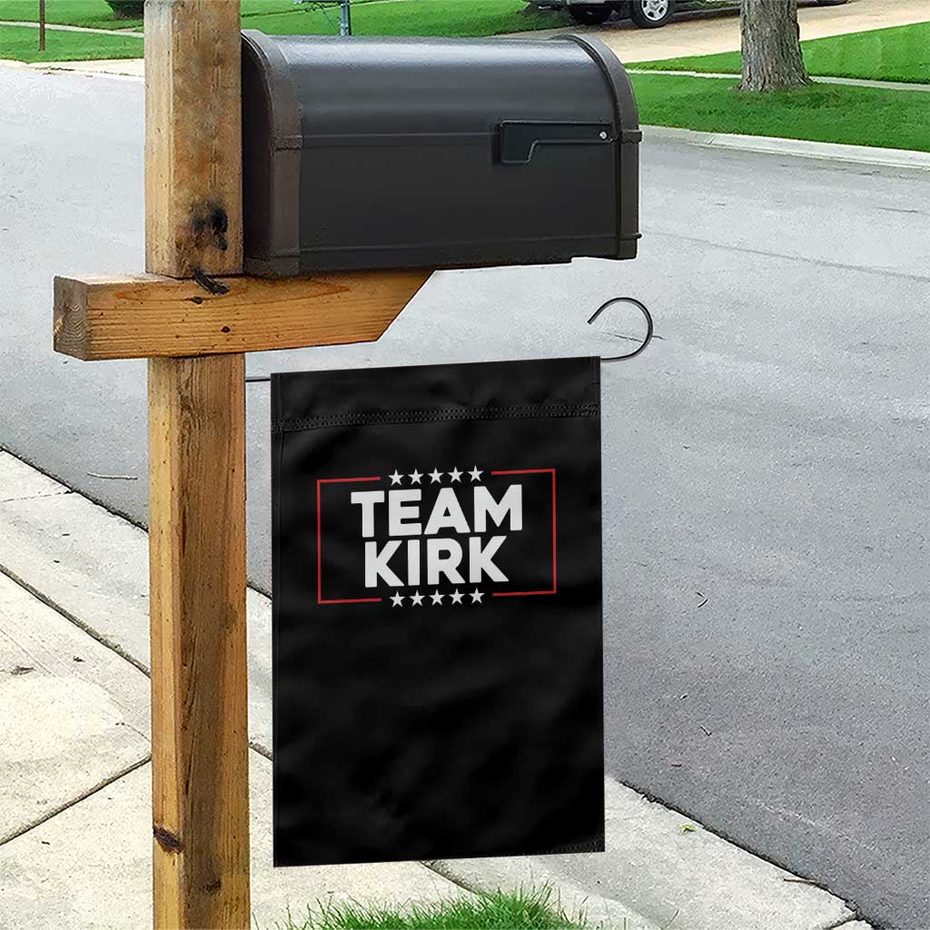 Team Kirk Garden Flag Last Name Kirk Family Name Matching Member Surname TS10 Print Your Wear