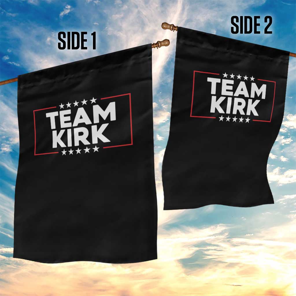 Team Kirk Garden Flag Last Name Kirk Family Name Matching Member Surname TS10 Print Your Wear