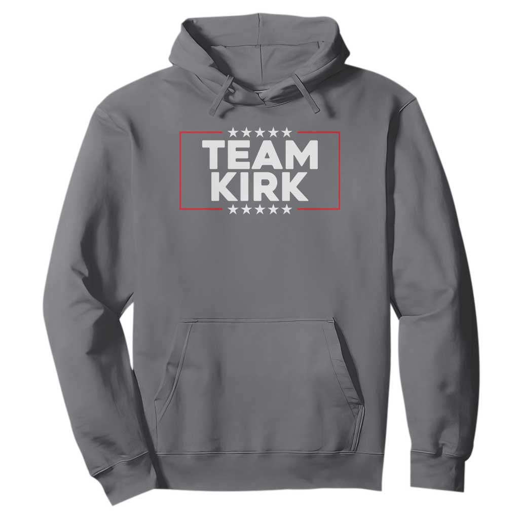 Team Kirk Hoodie Last Name Kirk Family Name Matching Member Surname TS10 Charcoal Print Your Wear