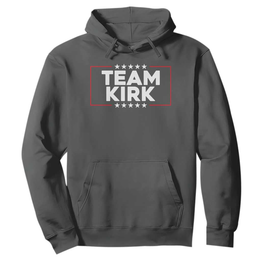 Team Kirk Hoodie Last Name Kirk Family Name Matching Member Surname TS10 Dark Heather Print Your Wear