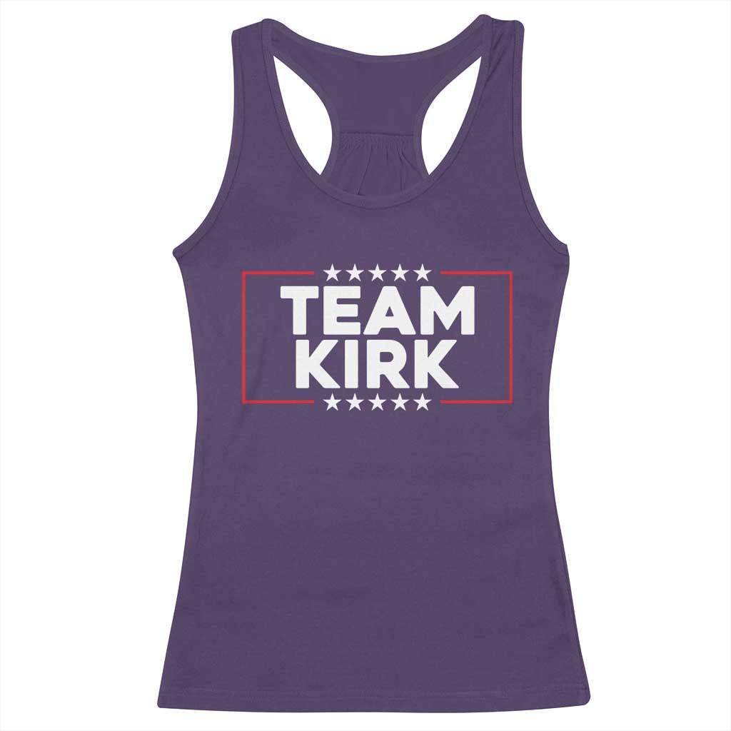 Team Kirk Racerback Tank Top Last Name Kirk Family Name Matching Member Surname TS10 Purple Print Your Wear