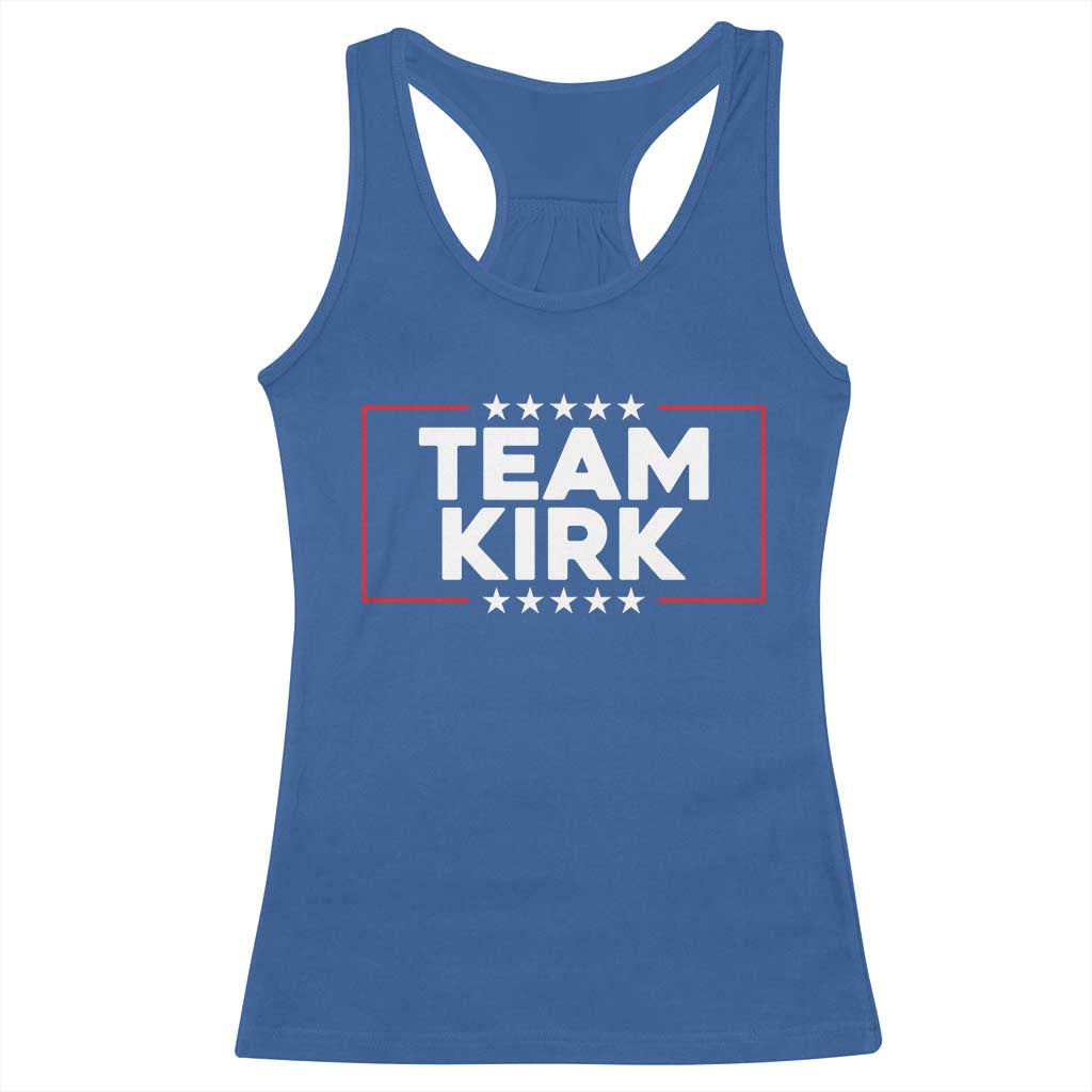 Team Kirk Racerback Tank Top Last Name Kirk Family Name Matching Member Surname TS10 Royal Blue Print Your Wear