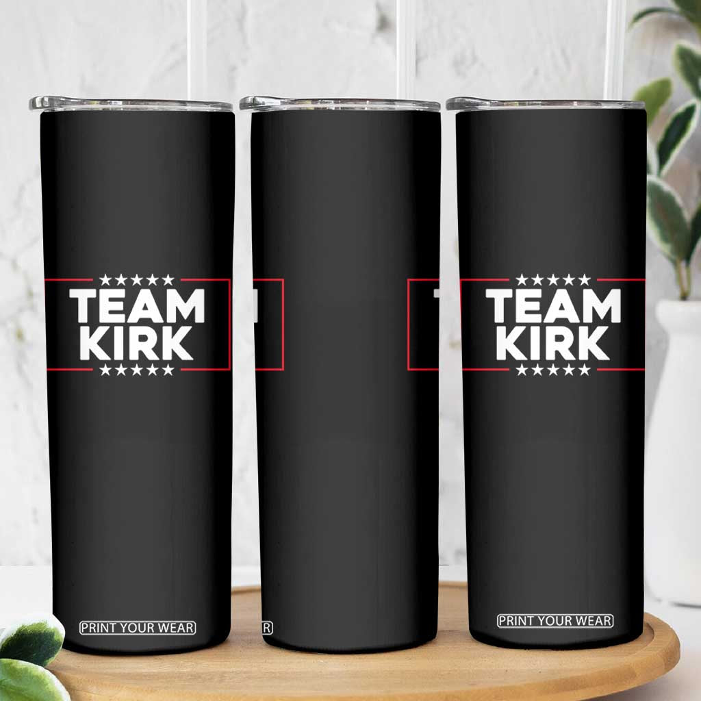 Team Kirk Skinny Tumbler Last Name Kirk Family Name Matching Member Surname TS10 Print Your Wear