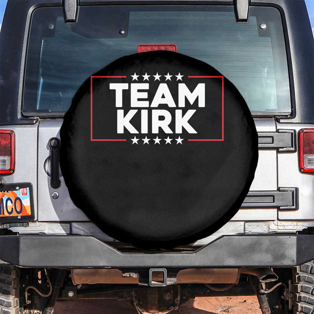 Team Kirk Spare Tire Cover Last Name Kirk Family Name Matching Member Surname TS10 No hole Black Print Your Wear