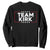 Team Kirk Sweatshirt Last Name Kirk Family Name Matching Member Surname TS10 Black Print Your Wear