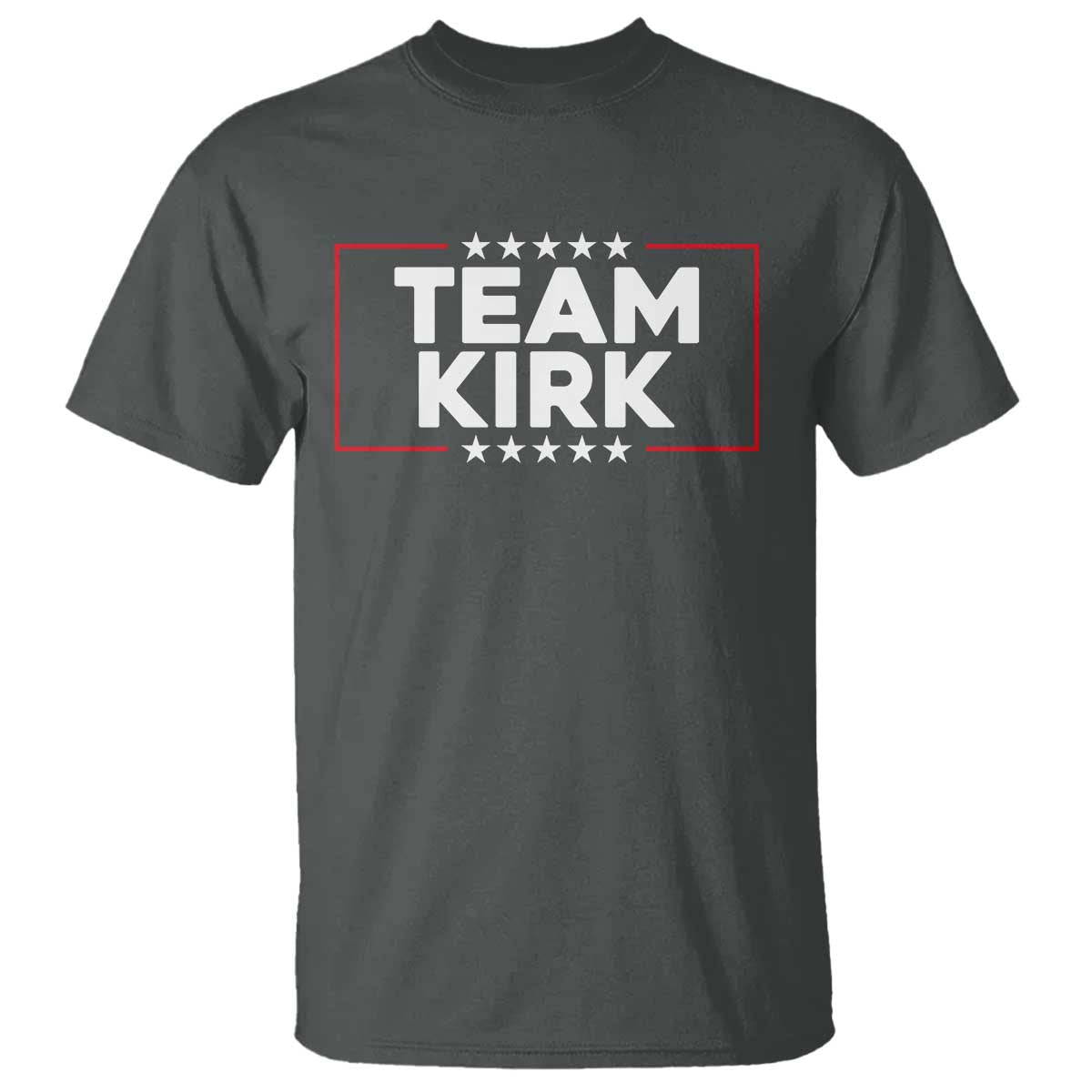 Team Kirk T Shirt Last Name Kirk Family Name Matching Member Surname TS10 Dark Heather Print Your Wear