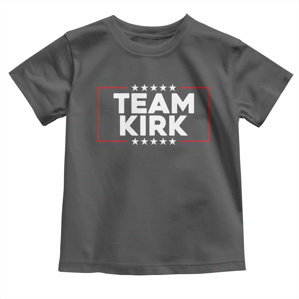 Team Kirk Toddler T Shirt Last Name Kirk Family Name Matching Member Surname TS10 Dark Heather Print Your Wear