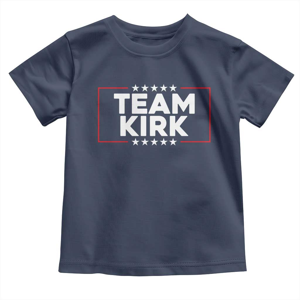 Team Kirk Toddler T Shirt Last Name Kirk Family Name Matching Member Surname TS10 Navy Print Your Wear