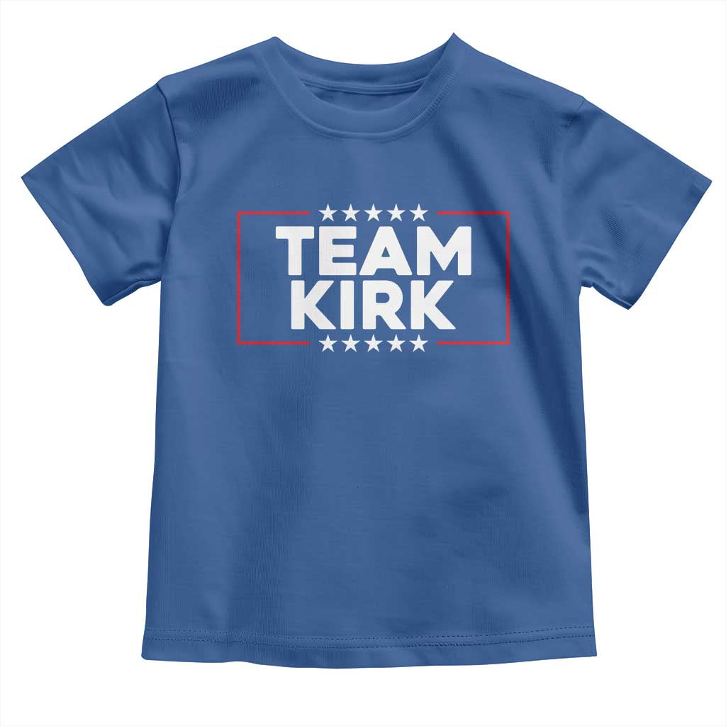 Team Kirk Toddler T Shirt Last Name Kirk Family Name Matching Member Surname TS10 Royal Blue Print Your Wear