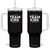 Team Kirk Tumbler With Handle Last Name Kirk Family Name Matching Member Surname TS10 One Size: 40 oz Black Print Your Wear