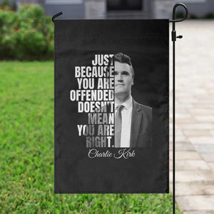 Charlie Kirk Garden Flag Free Speech Memorial Tribute TS10 Print Your Wear