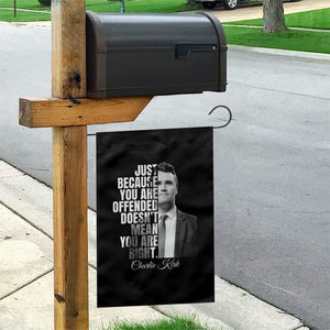 Charlie Kirk Garden Flag Free Speech Memorial Tribute TS10 Print Your Wear