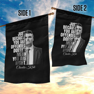 Charlie Kirk Garden Flag Free Speech Memorial Tribute TS10 Print Your Wear