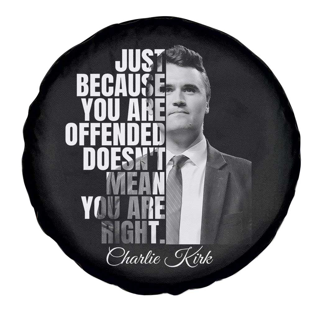 Charlie Kirk Spare Tire Cover Free Speech Memorial Tribute TS10 Print Your Wear