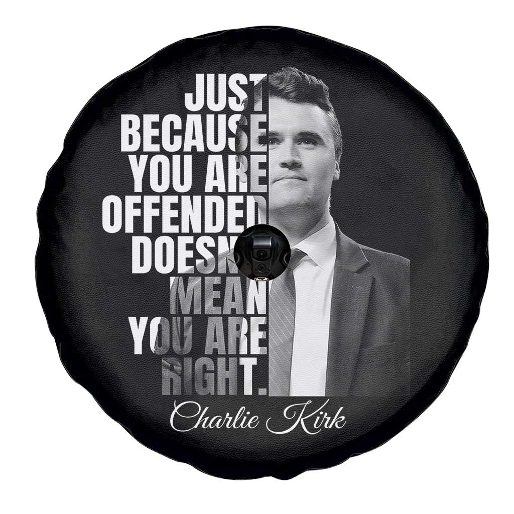 Charlie Kirk Spare Tire Cover Free Speech Memorial Tribute TS10 Print Your Wear