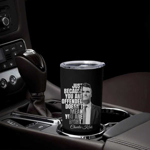Charlie Kirk Tumbler Cup Free Speech Memorial Tribute TS10 Print Your Wear