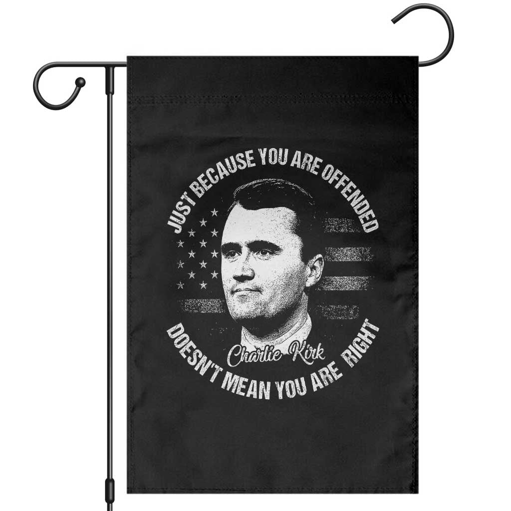 Charlie Kirk Garden Flag Free Speech Retro USA Flag TS10 Black Print Your Wear