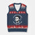 Charlie Kirk V-Neck Knit Sweater Vest Free Speech Retro USA Flag TS10 Navy Red Print Your Wear