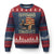 Charlie Kirk Memorial Ugly Christmas Sweater Freedom Commemorative USA Flag Tribute TS10 Navy Red Print Your Wear