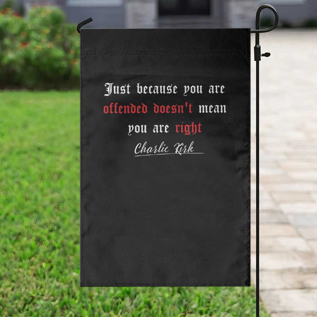 Charlie Kirk Garden Flag True Patriot Tribute Freedom Conservative Supporter TS10 Print Your Wear