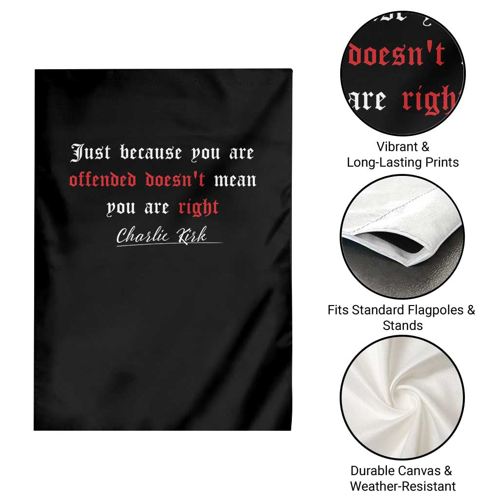 Charlie Kirk Garden Flag True Patriot Tribute Freedom Conservative Supporter TS10 Print Your Wear