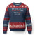 Charlie Kirk Ugly Christmas Sweater True Patriot Tribute Freedom Conservative Supporter TS10 Navy Red Print Your Wear