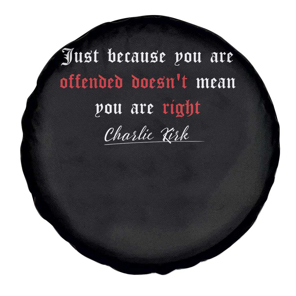 Charlie Kirk Spare Tire Cover True Patriot Tribute Freedom Conservative Supporter TS10 Print Your Wear