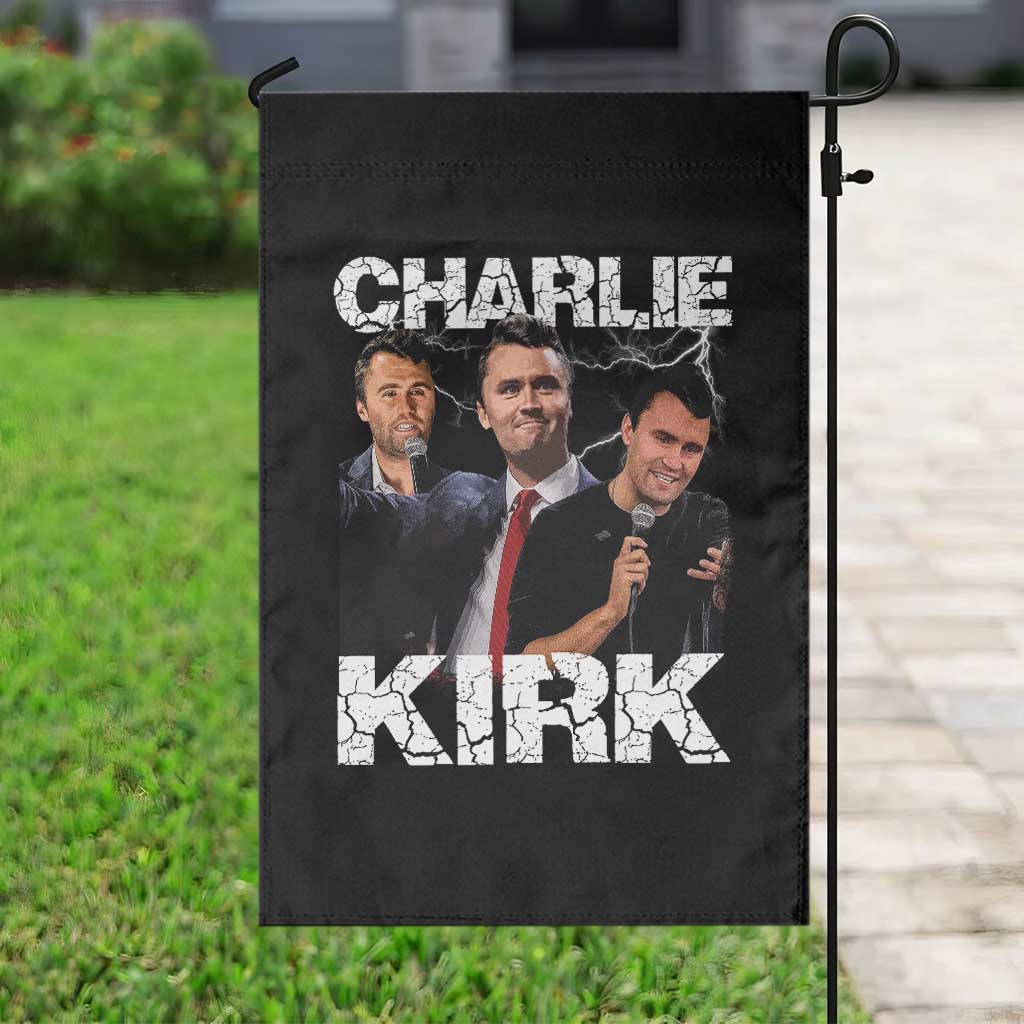 Charlie Kirk Garden Flag Freedom Speech A True Patriot Tribute Bootleg TS10 Print Your Wear