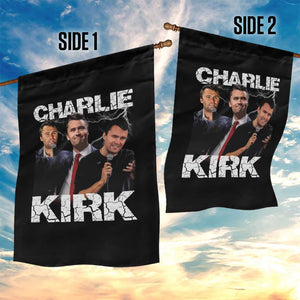 Charlie Kirk Garden Flag Freedom Speech A True Patriot Tribute Bootleg TS10 Print Your Wear