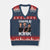 Charlie Kirk V-Neck Knit Sweater Vest Freedom Speech A True Patriot Tribute Bootleg TS10 Navy Red Print Your Wear