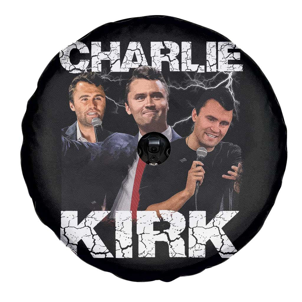 Charlie Kirk Spare Tire Cover Freedom Speech A True Patriot Tribute Bootleg TS10 Print Your Wear