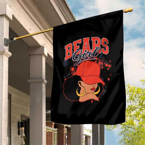 CFB Girl Garden Flag Sports Fan Team Spirit Black Girls TS10 Print Your Wear