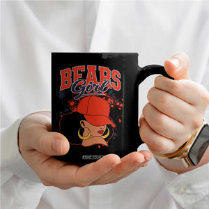 Bears Girl Coffee Mug Sports Fan Team Spirit Black Girls TS10 Print Your Wear