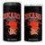 Bears Girl 4 in 1 Can Cooler Tumbler Sports Fan Team Spirit Black Girls TS10 One Size: 16 oz Black Print Your Wear