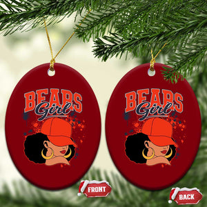 Bears Girl Ceramic Ornament Sports Fan Team Spirit Black Girls TS10 Print Your Wear