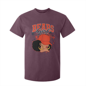 CFB Girl T Shirt For Kid Sports Fan Team Spirit Black Girls TS10 Maroon Print Your Wear