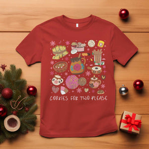 Mexican Christmas Pregnancy Announcement T Shirt Cookies For Two Please Xmas Maternity Gift TS10 Red Print Your Wear