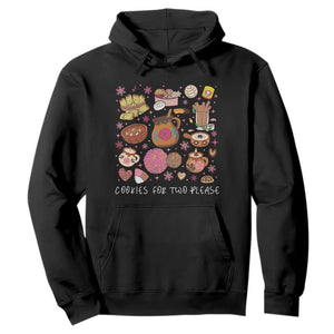 Mexican Christmas Pregnancy Announcement Hoodie Cookies For Two Please Xmas Maternity Gift TS10 Black Print Your Wear