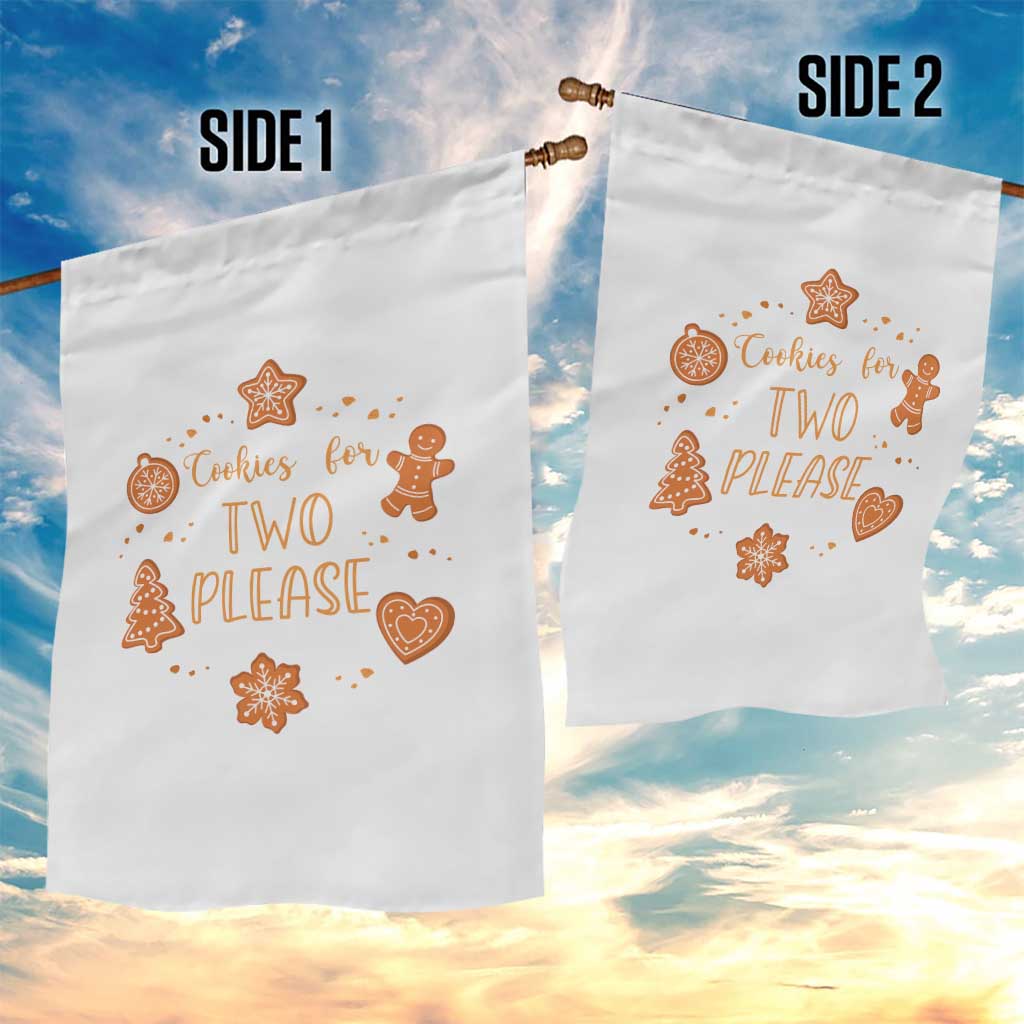 Christmas Pregnant Garden Flag Cookies For Two Please Pregnancy Announcement TS10 Print Your Wear