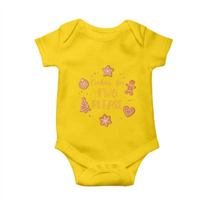 Christmas Pregnant Baby Onesie Cookies For Two Please Pregnancy Announcement TS10 Daisy Print Your Wear
