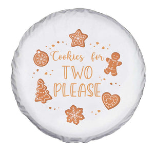 Christmas Pregnant Spare Tire Cover Cookies For Two Please Pregnancy Announcement TS10 Print Your Wear