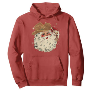 Christmas Cowboy Hoodie Santa Claus Merry Xmas Vintage 90s Western Country TS10 Red Print Your Wear
