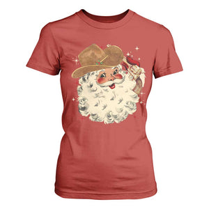 Christmas Cowboy T Shirt For Women Santa Claus Merry Xmas Vintage 90s Western Country TS10 Red Print Your Wear