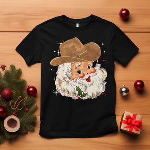 Christmas Cowboy T Shirt Santa Claus Vintage 90s Western Country Music Outfit TS10 Black Print Your Wear