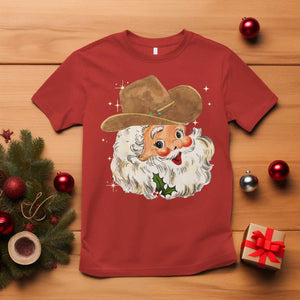 Christmas Cowboy T Shirt Santa Claus Vintage 90s Western Country Music Outfit TS10 Red Print Your Wear